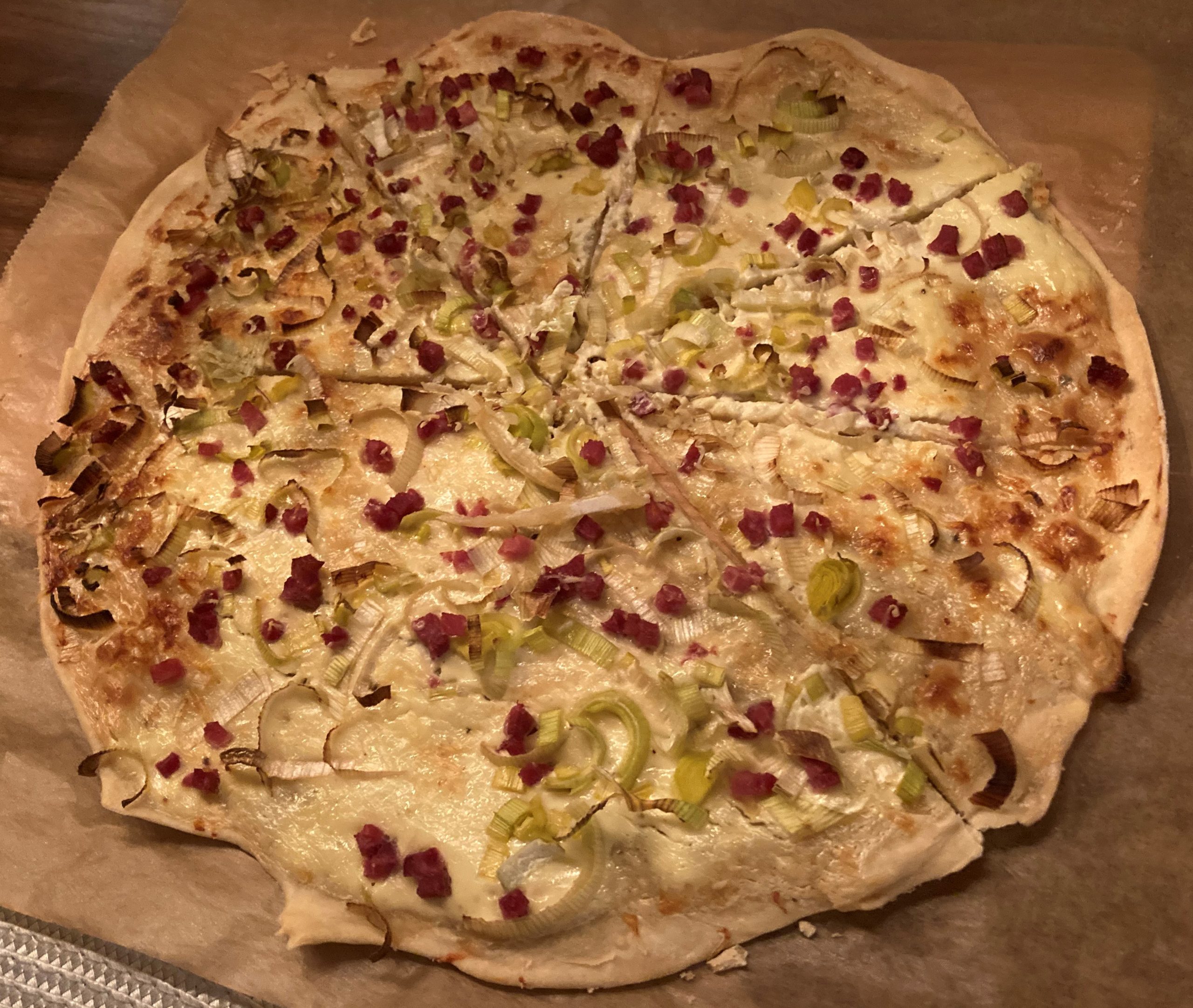 Dinkel Flammkuchen Elsässer Art - FreakyCook